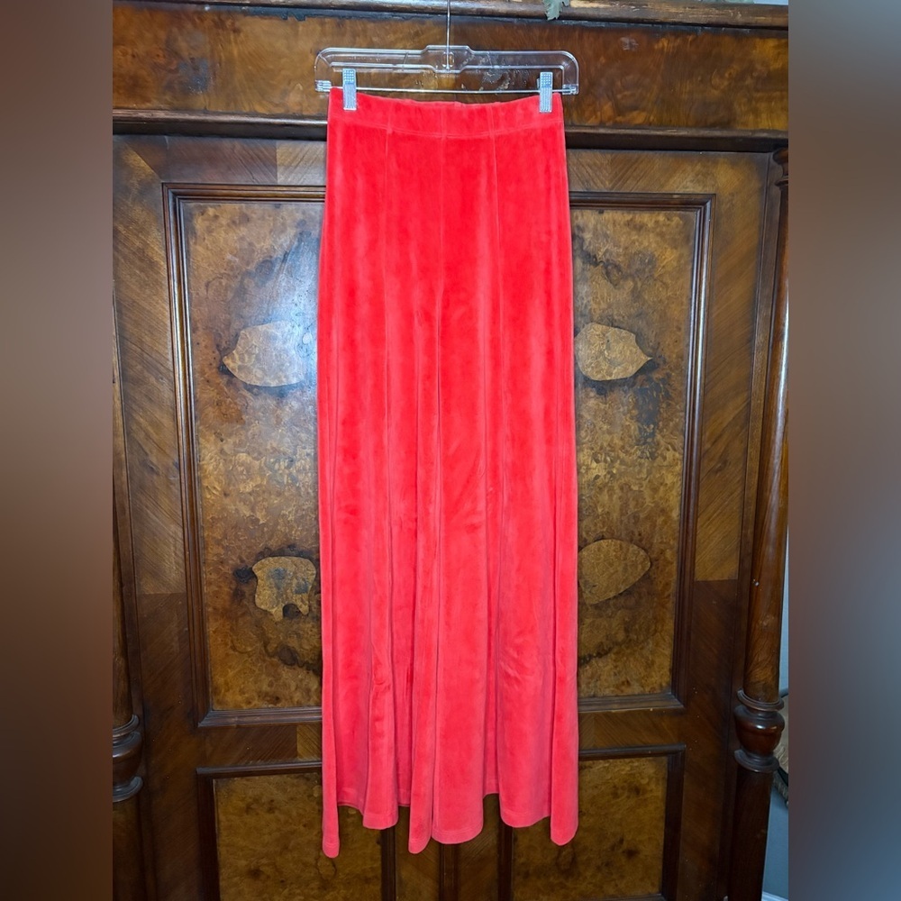 Suzi Kondi- Megalo Palazzo Pants in Velour. Size XS